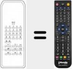 Replacement remote control for REMCON708