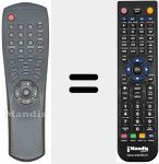 Replacement remote control for REMCON201