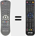 Replacement remote control for REMCON885