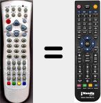 Replacement remote control for RC48PDP