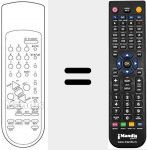 Replacement remote control for REMCON627