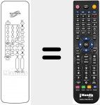Replacement remote control for REMCON136