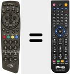 Replacement remote control for REMCON748