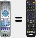 Replacement remote control for REMCON479