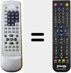 Replacement remote control for REMCON638