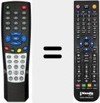 Replacement remote control for REMCON431