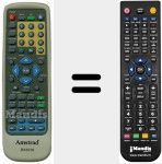 Replacement remote control for REMCON716