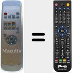 Replacement remote control for P42HHS10ES