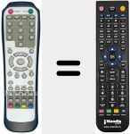 Replacement remote control for REMCON598