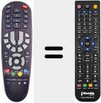 Replacement remote control for REMCON681
