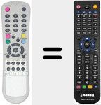 Replacement remote control for REMCON552