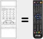 Replacement remote control for REMCON251