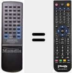 Replacement remote control for RC-A030 (A70142908)