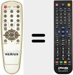 Replacement remote control for REMCON942