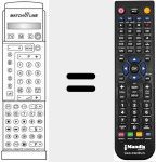 Replacement remote control for REMCON362
