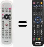 Replacement remote control for REMCON878