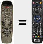 Replacement remote control for REMCON190