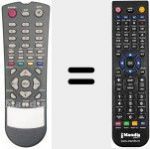 Replacement remote control for REMCON243
