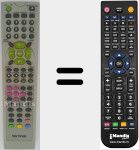 Replacement remote control for MX-TM7415N DivX