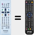 Replacement remote control for N2QAJB000037