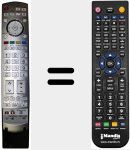 Replacement remote control for N2QAKB000059