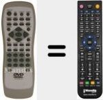 Replacement remote control for REMCON760