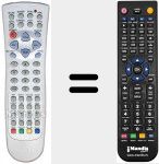 Replacement remote control for REMCON1076