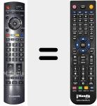 Replacement remote control for N2QAYB000181