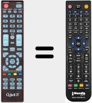 Replacement remote control for LE32T1239E