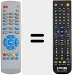 Replacement remote control for REMCON152