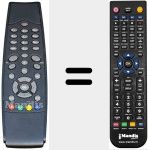 Replacement remote control for RC39800R00-08