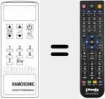 Replacement remote control for RC51