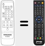 Replacement remote control for RC5304U