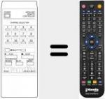 Replacement remote control for RC85