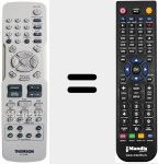 Replacement remote control for RCT 192 DB 1