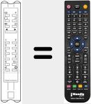Replacement remote control for RCT 300 (925TX1560)