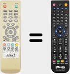 Replacement remote control for REMCON1295