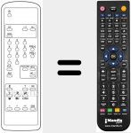 Replacement remote control for REMCON213