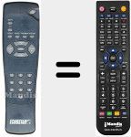 Replacement remote control for REMCON157