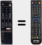 Replacement remote control for REMCON550
