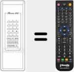 Replacement remote control for REMCON1242