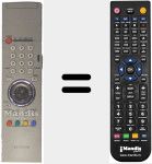 Replacement remote control for AA5900130A