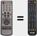 Replacement remote control for TM 75 (AA59-00312K)