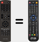 Replacement remote control for MyTVBox