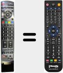 Replacement remote control for REMCON579