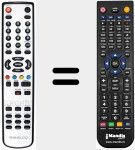 Replacement remote control for REMCON1001