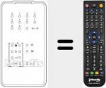 Replacement remote control for REMCON523