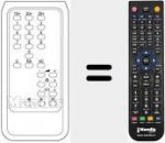 Replacement remote control for REMCON919