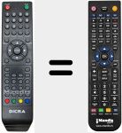 Replacement remote control for REMCON1257