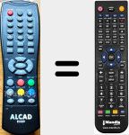 Replacement remote control for RT-009